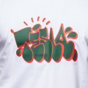 Camiseta Tesla Skate Tag Branca