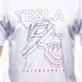 Camiseta Tesla Skate TG02 Branca