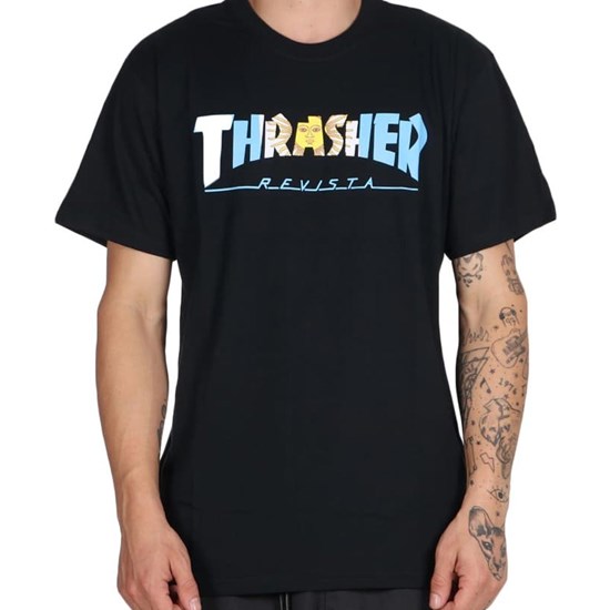 Camiseta Thrasher Argentina Preto