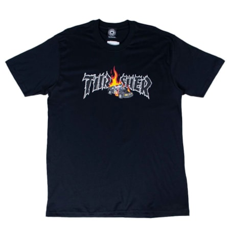 Camiseta Thrasher Cop Car Preto