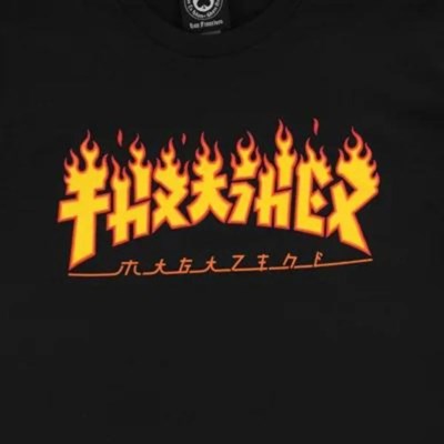 Camiseta Thrasher Godzilla Frame Preta