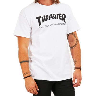 Camiseta Thrasher Skate Mag Logo Branca