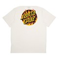 Camiseta Thrasher x Santa Cruz Flame Dot Branca