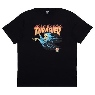 Camiseta Thrasher x Santa Cruz Obrian Reaper Preto