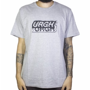 Camiseta Urgh Interferencia Cinza