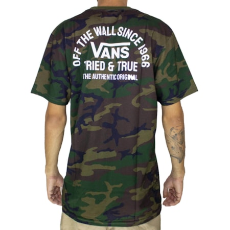 Camiseta Vans Authentic Og Camo VN0A4ROACMA