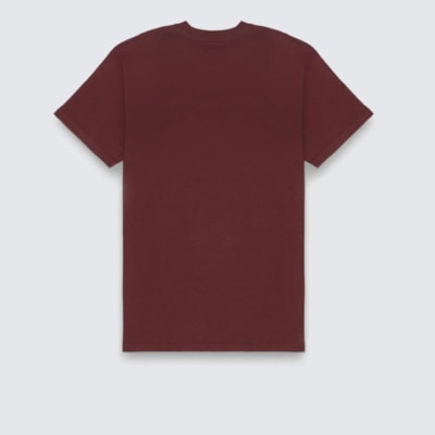 Camiseta Vans Classic Burgundy White VN000GGGZ3SC