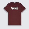 Camiseta Vans Classic Burgundy White VN000GGGZ3SC