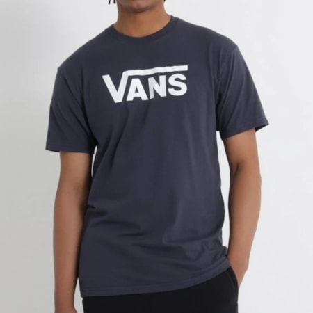 Camiseta Vans Classic Navy White 