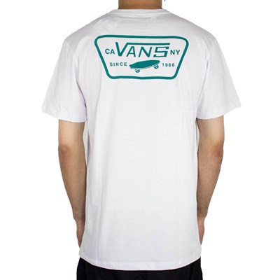 Camiseta Vans Full Patch Back White VN0A3H5KZAK