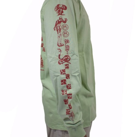 Camiseta Vans Manga Longa Visualize A Picture Celadon