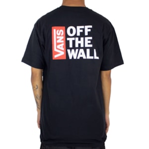 Camiseta Vans Off The Wall Black VN0A4A5DBLK Camiseta Vans Off The Wall Black VN0A4A5DBLK