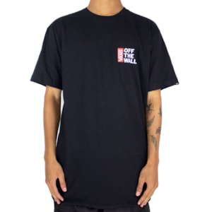 Camiseta Vans Off The Wall Black VN0A4A5DBLK