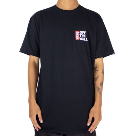 Camiseta Vans Off The Wall Black VN0A4A5DBLK