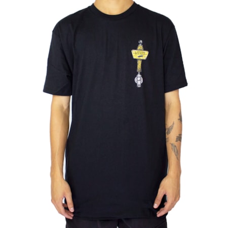 Camiseta Vans Off The Wall Tavern Black VN0A5KCRBLK