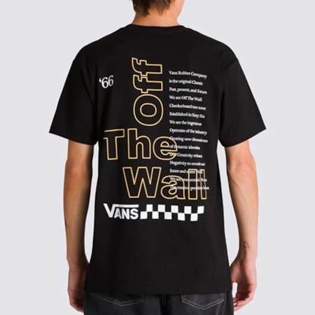 Camiseta Vans Posted SS Black VN000HFTBLKC