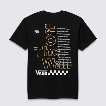 Camiseta Vans Posted SS Black VN000HFTBLKC