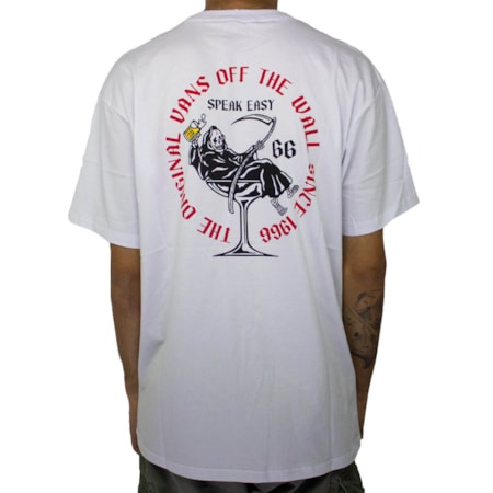 Camiseta Vans Speak Easy White VN0A54CWWHT