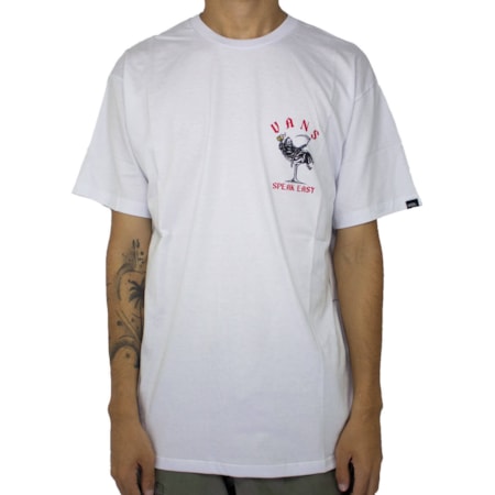 Camiseta Vans Speak Easy White VN0A54CWWHT