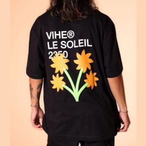 Camiseta Vihe Le Soleil Preta