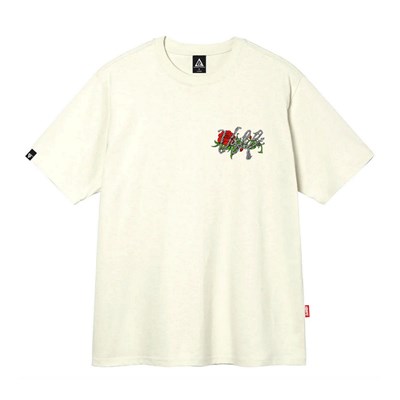 Camiseta Vishfi TSH 03 Rose Wire Off White