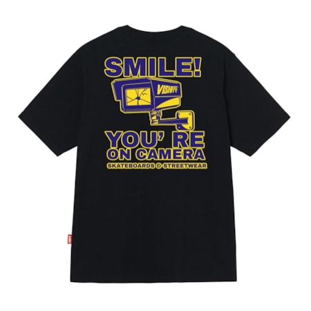 Camiseta Vishfi TSH 03 Smile You On Camera Black