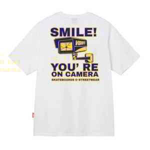 Camiseta Vishfi TSH 03 Smile You On Camera White
