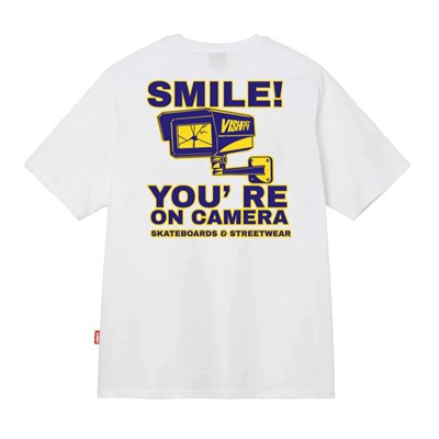 Camiseta Vishfi TSH 03 Smile You On Camera White