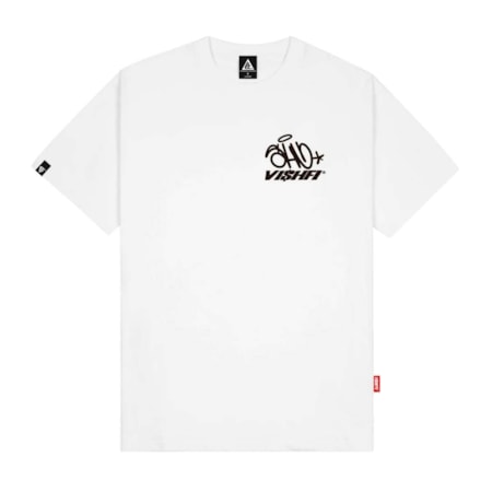 Camiseta Vishfi X Shu Churrasco Bon Vivant Off White