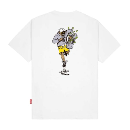 Camiseta Vishfi X Shu Corre Das Notas Bon Vivant Off White