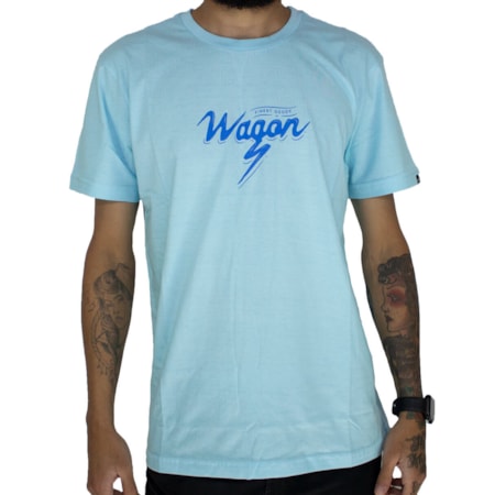 Camiseta Wagon Azul Raio Bebe