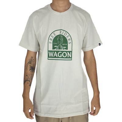 Camiseta Wagon Free Riders Verde Claro