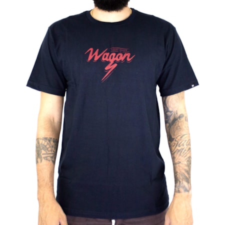 Camiseta Wagon Raio Azul Marinho