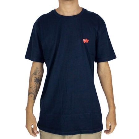 Camiseta Wagon W Azul Marinho