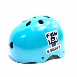 Capacete Profissional Xt Fun Light Azul Bebe Tamanho G