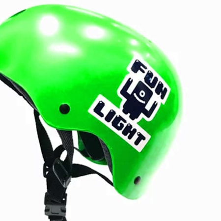 Capacete Profissional Xt Fun Light Verde Limão Tamanho M