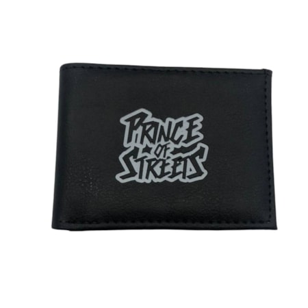 Carteira Prince Shock Attack Sintetico Preto