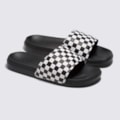 Chinelo Vans Slide On Costa Radial Checkerboard White Black VN0A5HF527IS