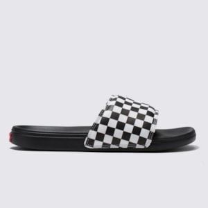 Chinelo Vans Slide On Costa Radial Checkerboard White Black VN0A5HF527IS