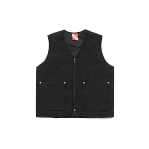 Colete Mad Enlatados Puffer Full Logo Preto Colete Mad Enlatados Puffer Full Logo Preto