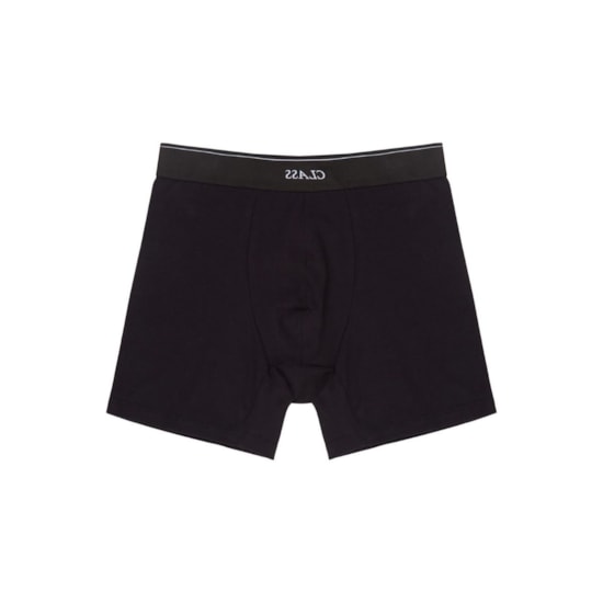 Cueca Class Boxer 3 Pack Inverso Black