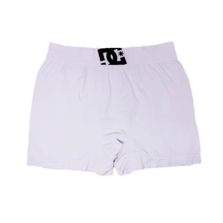 Cueca Dc Shoes Boxer Cós Largo Seamless Branco Preto