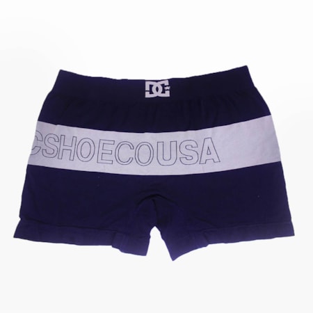 Cueca Dc Shoes Boxer Seamless Az Azul Marinho Cinza