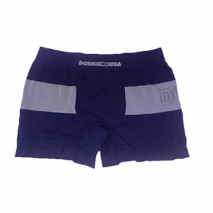 Cueca Dc Shoes Boxer Seamless Az Azul Marinho Cinza