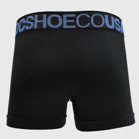 Cueca Dc Shoes Boxer Seamless Preto Azul Bic