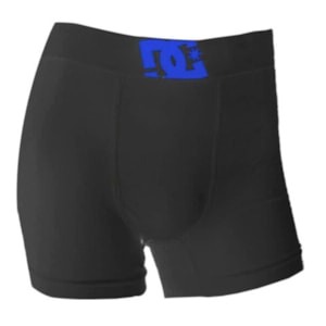 Cueca Dc Shoes Boxer Seamless Preto Azul Bic