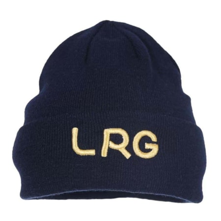 Gorro Lrg Script Azul Marinho