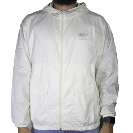 Jaqueta Adidas Lghtw Wind Breaker Branca Fm1373