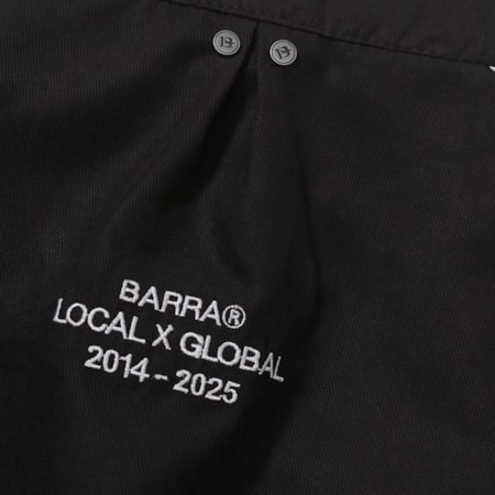 Jaqueta Barra Crew Pattern B Jacquard Preta