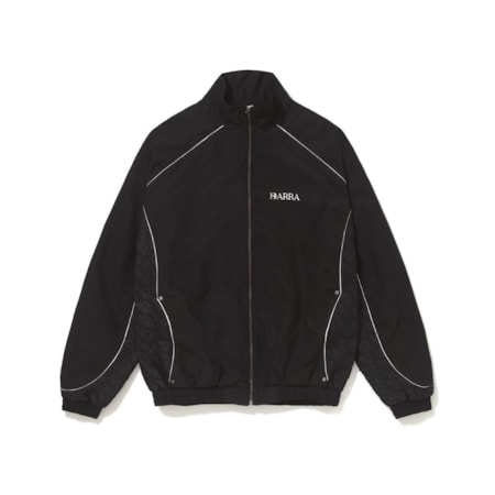 Jaqueta Barra Crew Pattern B Jacquard Preta